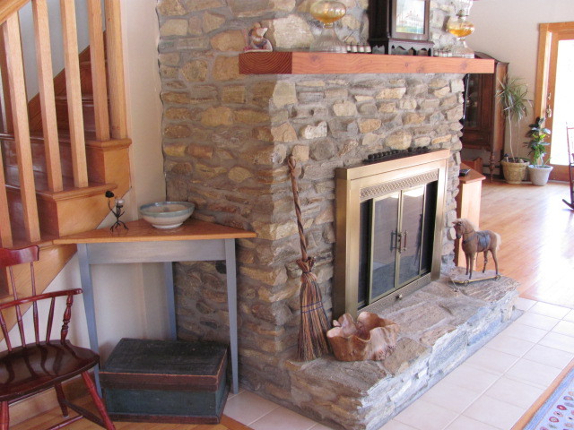 71 Old Middlefield Road Washington, MA 01223 - Photo 20 of 37 Stone fireplace