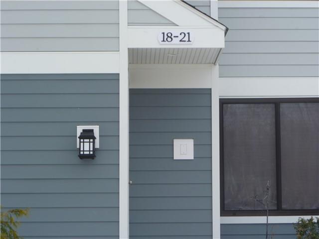 a close view of parking space