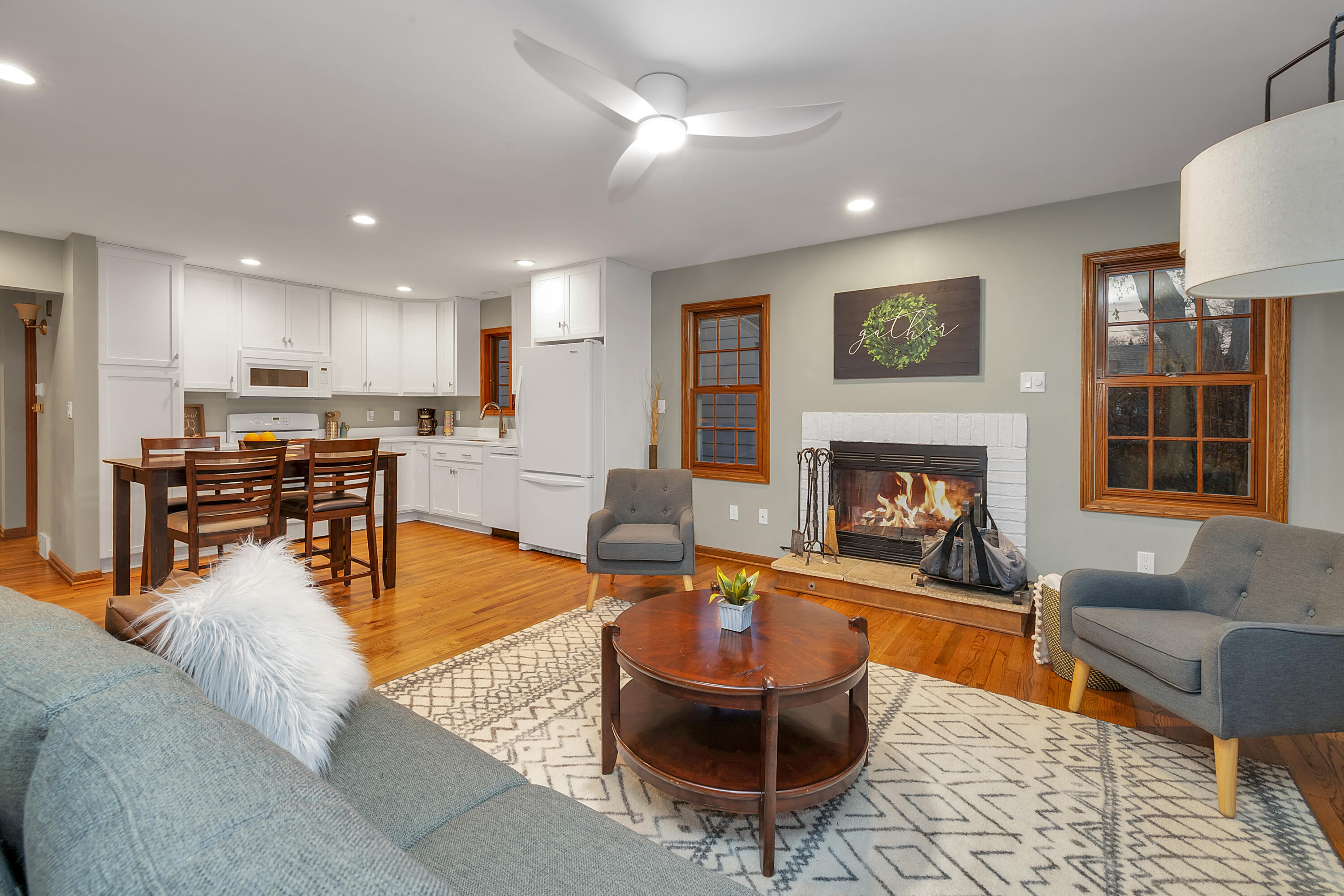 4750 North Elkhart Avenue Whitefish Bay, WI 53211 - Photo 5 of 23 Fireplace