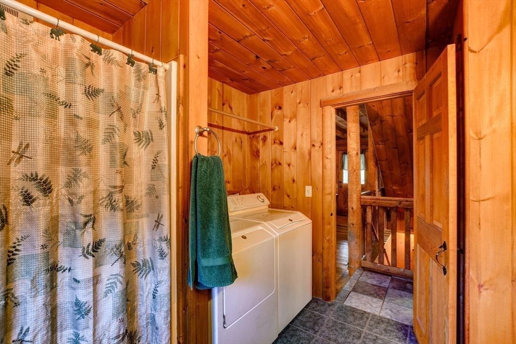 23 Dana Road Petersham, MA 01366 - Photo 12 of 32 a bathroom with a shower and a sink