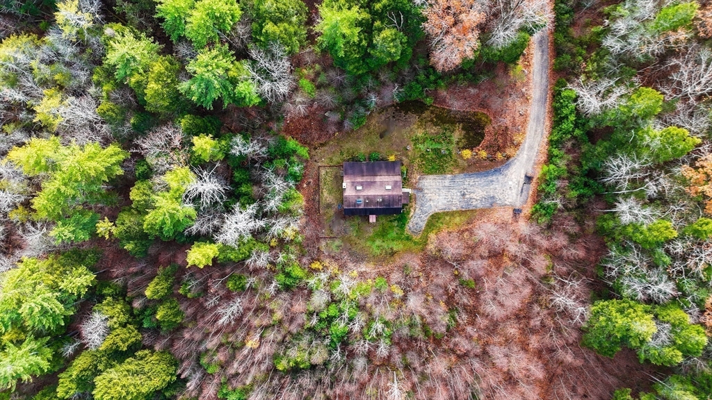 23 Dana Road Petersham, MA 01366 - Photo 23 of 32 an aerial view of a house with a yard