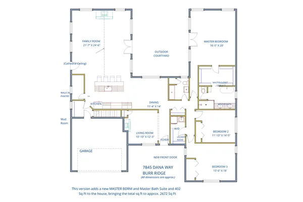 $575,000 | 7845 Dana Way, Burr Ridge, IL 60527