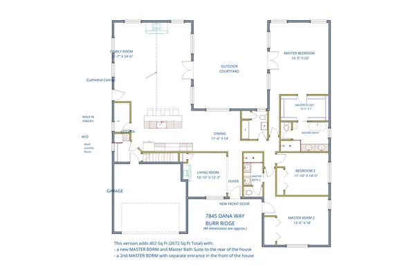 $575,000 | 7845 Dana Way, Burr Ridge, IL 60527