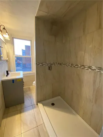 a bathroom with a sink and a toilet