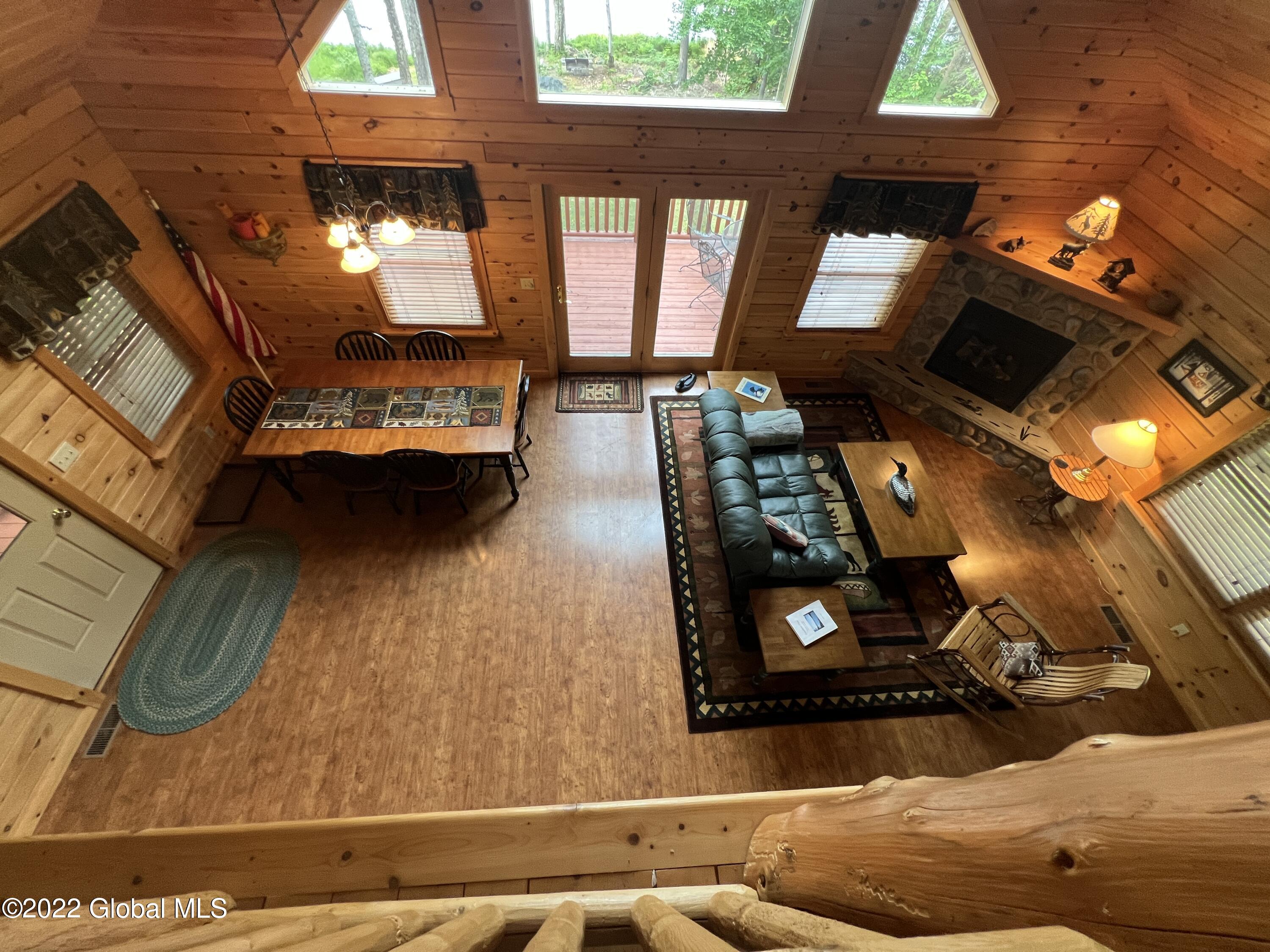 932 Goodnow Flow Road Newcomb, NY 12852 - Photo 9 of 21 Goodnow Great Room Aerial View