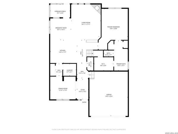 a picture of floor plan