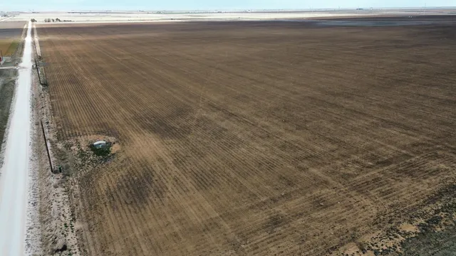 a view of a refrigerator in a room