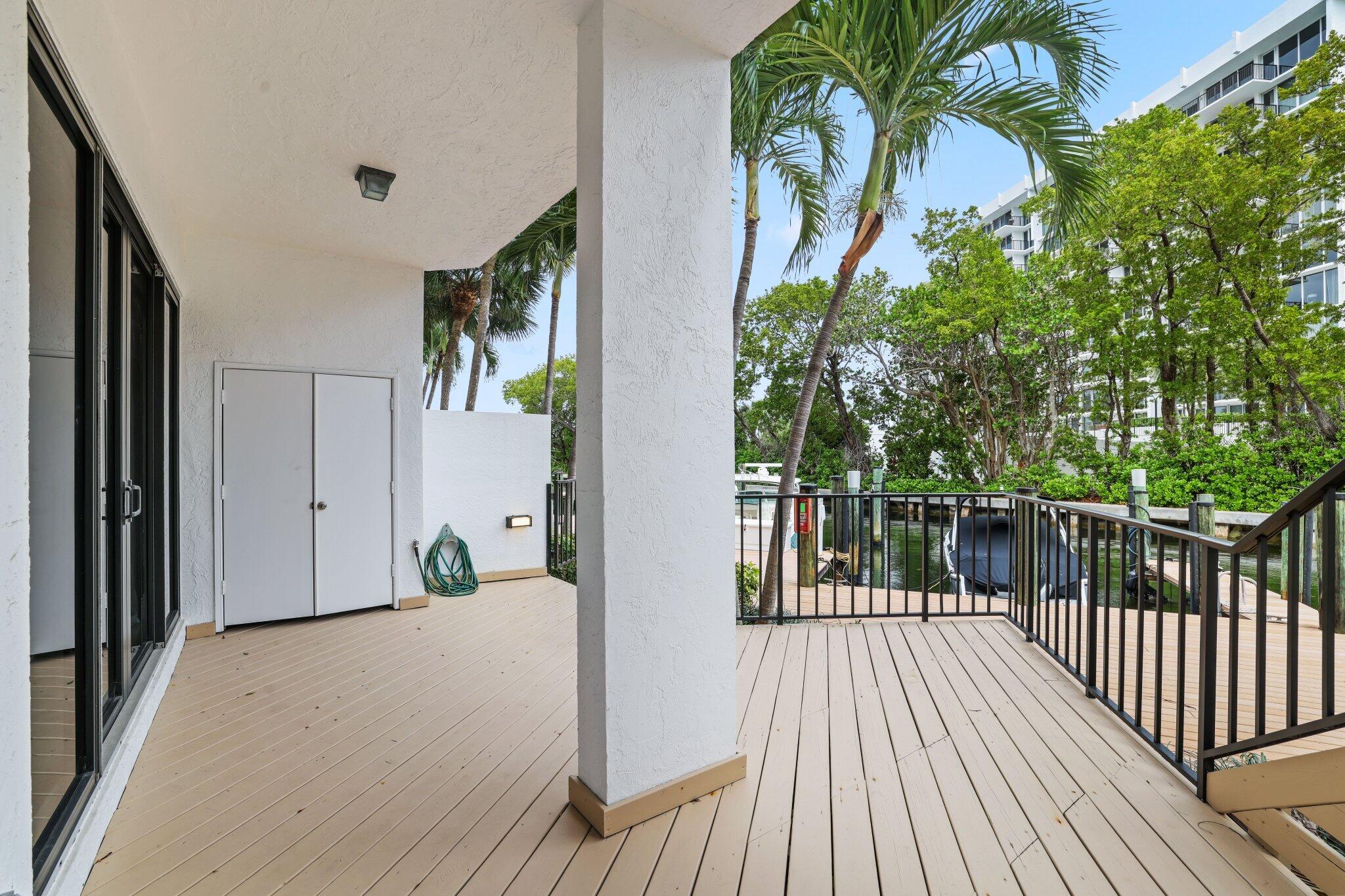 4401 North Ocean Boulevard, Unit TH12 Boca Raton, FL 33431 - Photo 11 of 61 private patio to dock