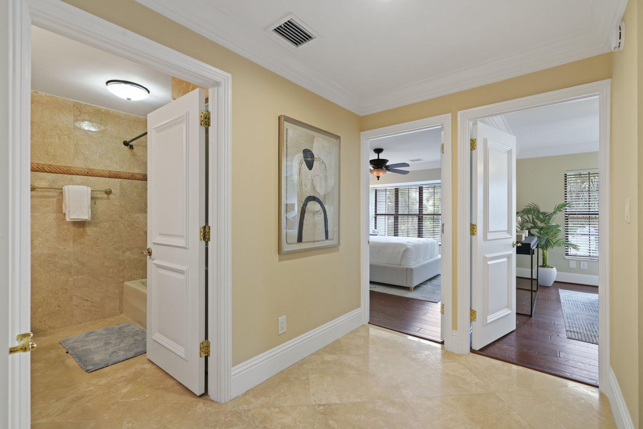 4401 North Ocean Boulevard, Unit TH12 Boca Raton, FL 33431 - Photo 39 of 61 hall to guest rooms