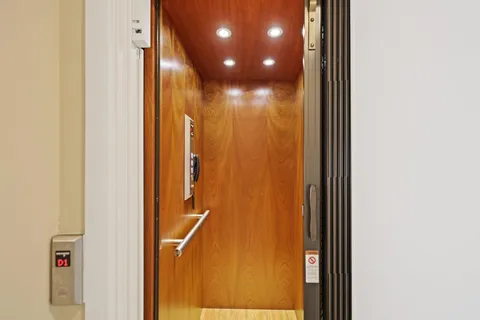 a view of a city from a balcony