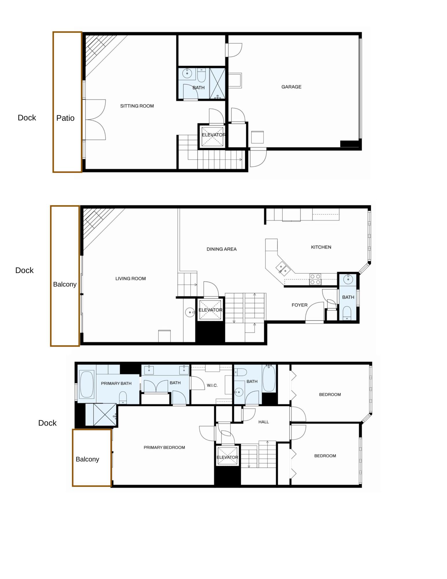 4401 North Ocean Boulevard, Unit TH12 Boca Raton, FL 33431 - Photo 61 of 61 Floorplan