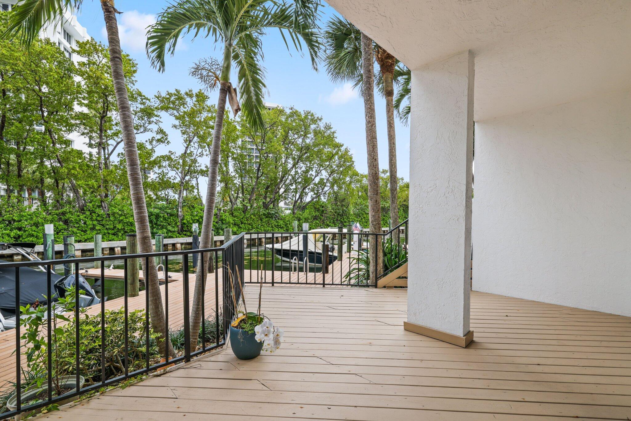 4401 North Ocean Boulevard, Unit TH12 Boca Raton, FL 33431 - Photo 10 of 61 private patio to dock