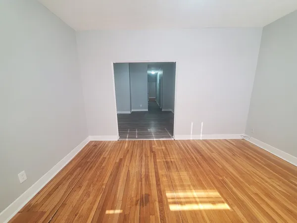a view of wooden floor in a room