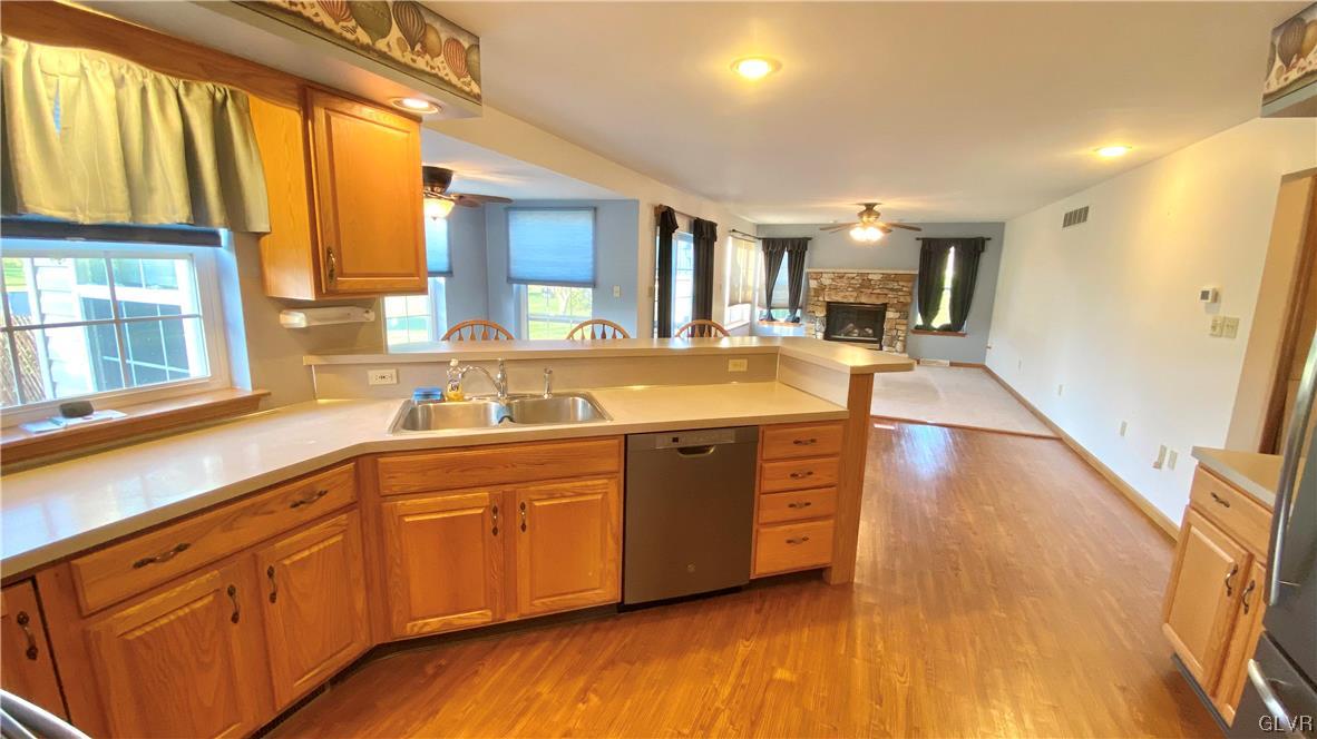 1033 Miller Road Nazareth, PA 18064 - Photo 5 of 23 a spacious bathroom with a granite countertop sink and a large window