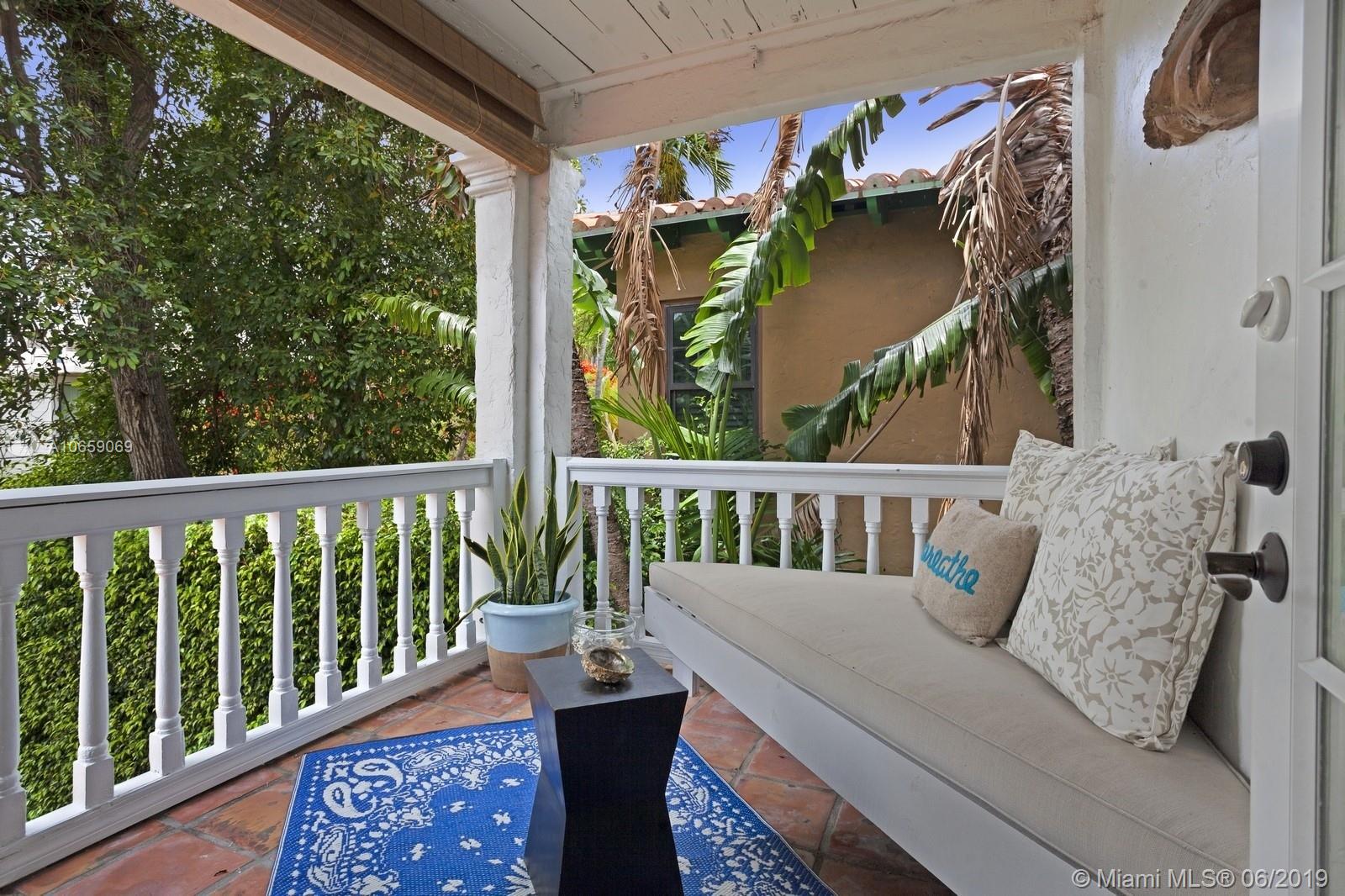 2355 North Bay Road Miami Beach, FL 33140 - Photo 16 of 24 terrace off of second upstairs bedroom