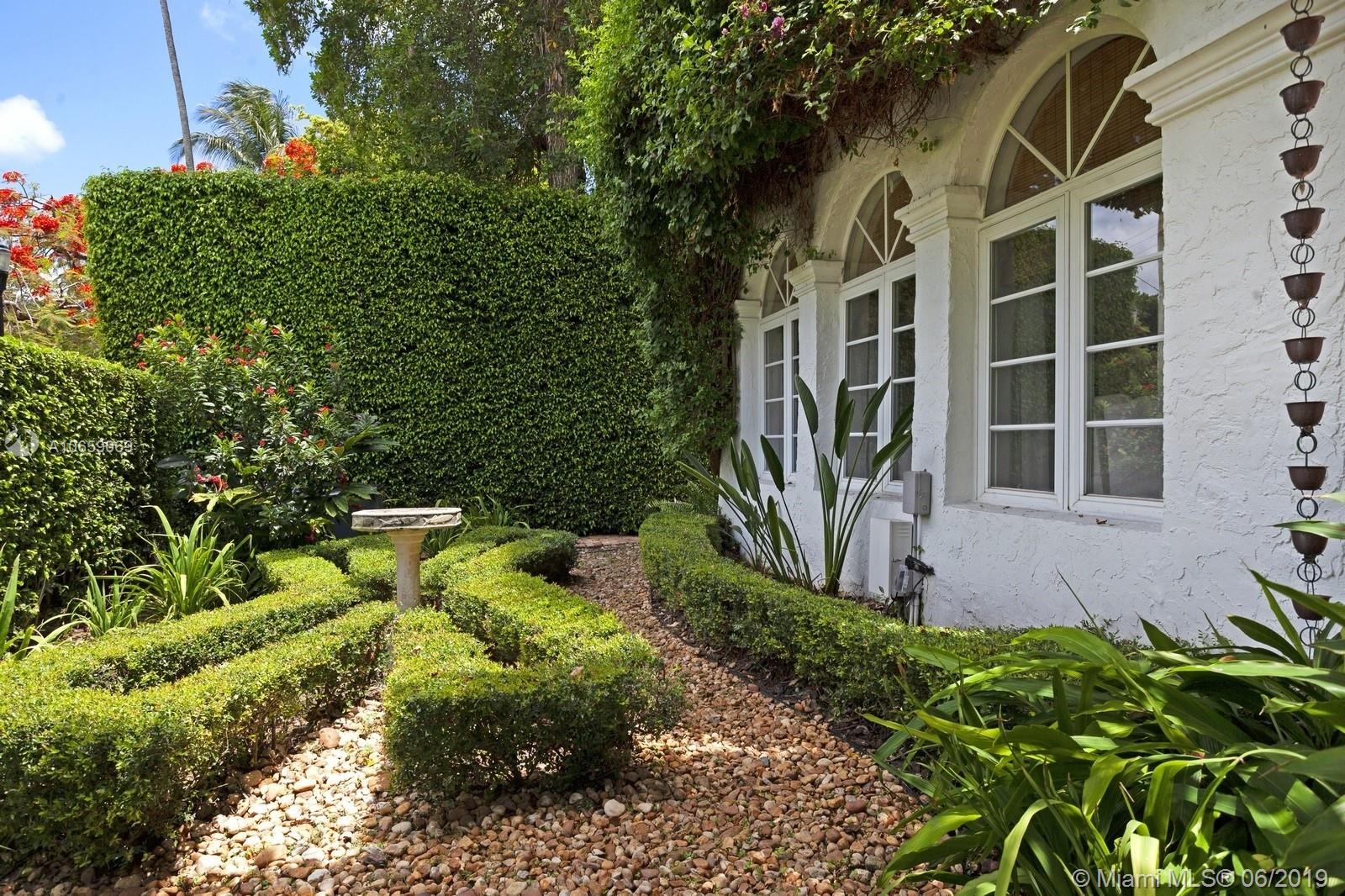 2355 North Bay Road Miami Beach, FL 33140 - Photo 3 of 24 front garden area