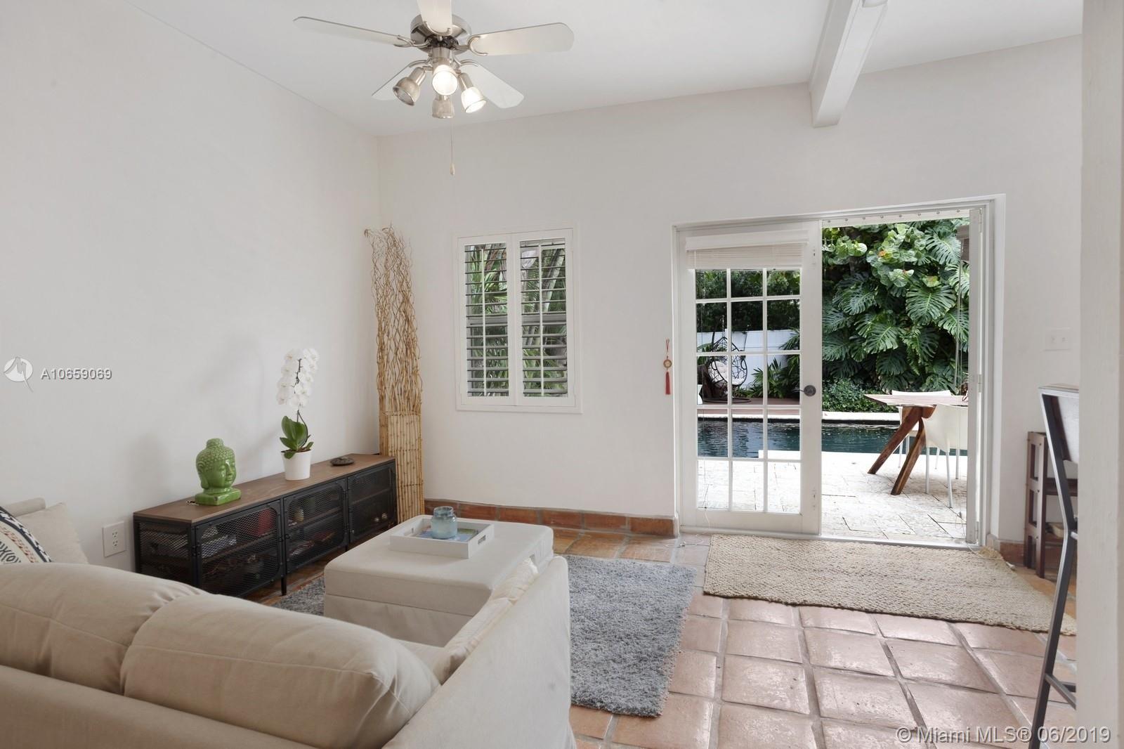 2355 North Bay Road Miami Beach, FL 33140 - Photo 22 of 24 guest cabana living area