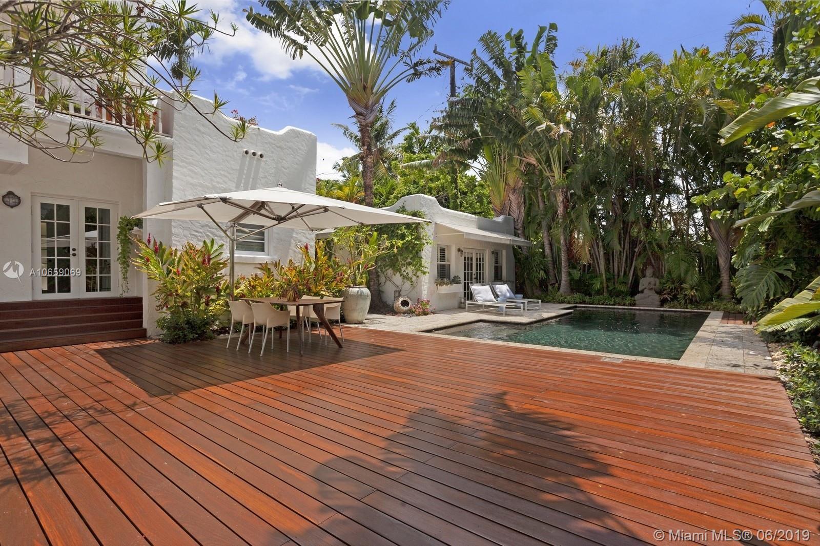 2355 North Bay Road Miami Beach, FL 33140 - Photo 23 of 24 pool deck area