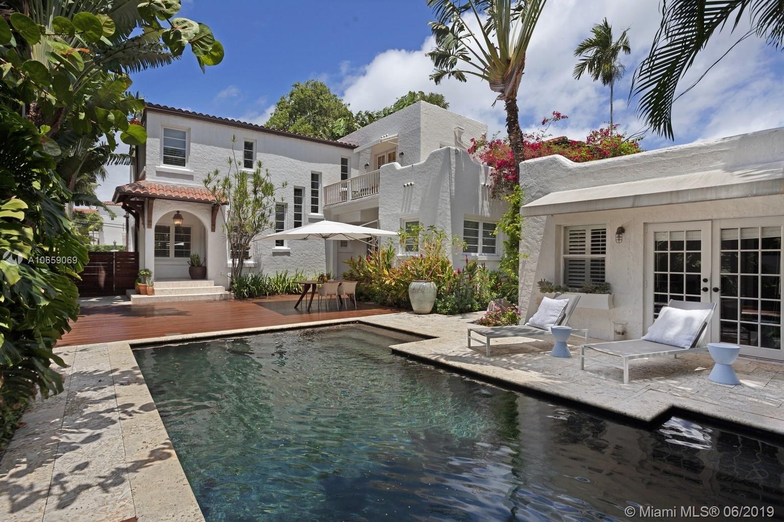 2355 North Bay Road Miami Beach, FL 33140 - Photo 24 of 24 pool cabana/guest house