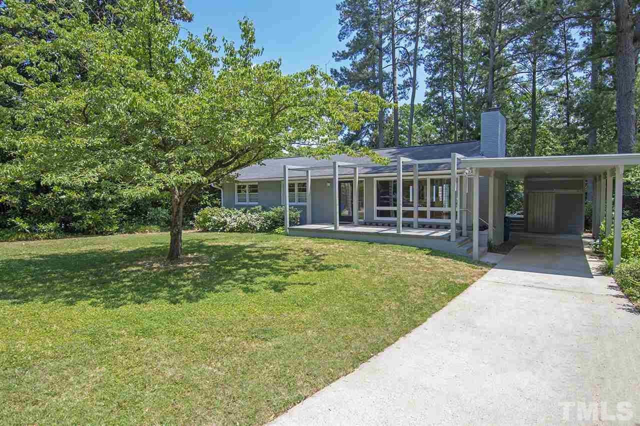 3405 Cherry Lane Raleigh, NC 27607 - Photo 2 of 18 front view of a house with a yard