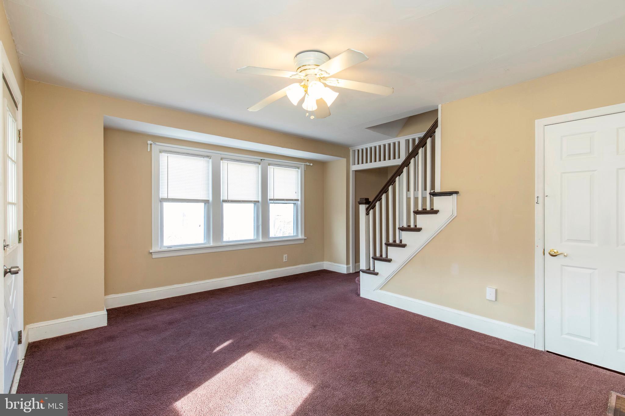 813 North Providence Road Media, PA 19063 - Photo 7 of 16 Living Room View 2 w. Door to Basement