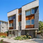 a front view of a building