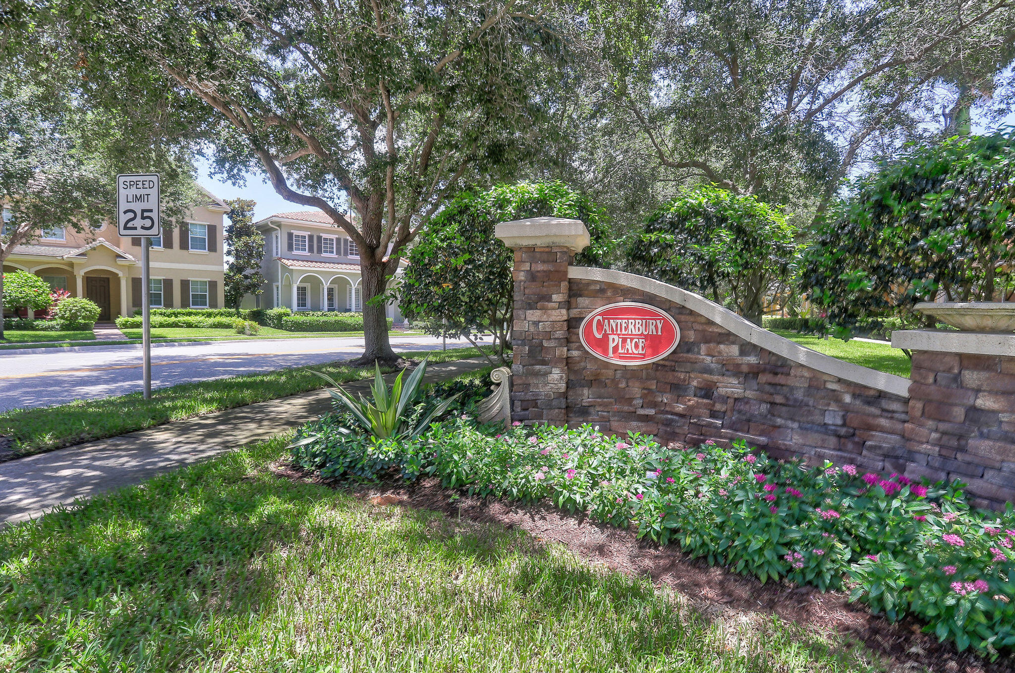 111 Tullamore Avenue Jupiter, FL 33458 - Photo 62 of 63 a view of a street with potted plants and a large tree