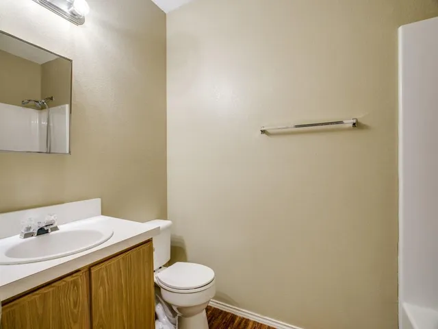 a bathroom with a sink and a toilet