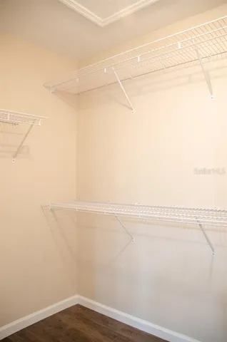 a view of a room with an empty space