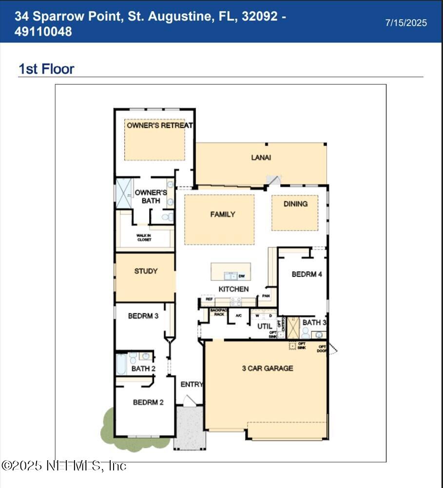 34 Sparrow Point St. Augustine, FL 32092 - Photo 2 of 3 34 Sparrow Point 1 floor