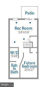 2432 Southgate Square Reston, VA 20191 - Photo 40 of 40 Lower Level Floor Plan