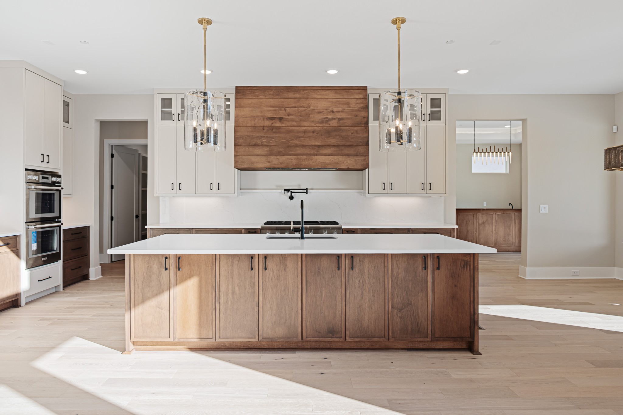 1760 Dean Road Thompson's Station, TN 37179 - Photo 17 of 49 a kitchen with kitchen island a sink stainless steel appliances and cabinets