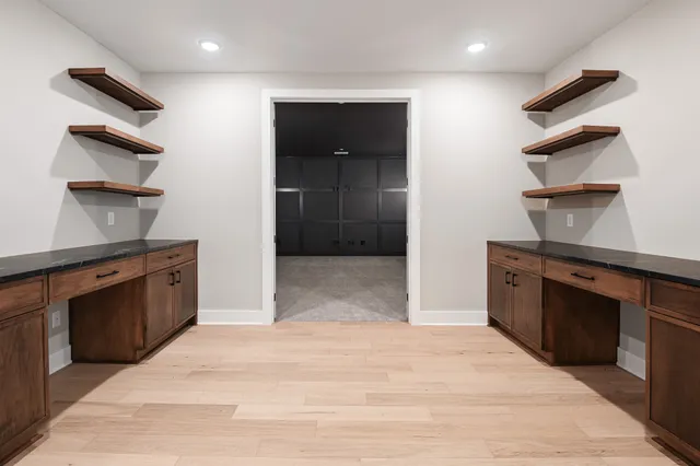 a view of an empty room