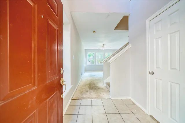 a view of an entryway