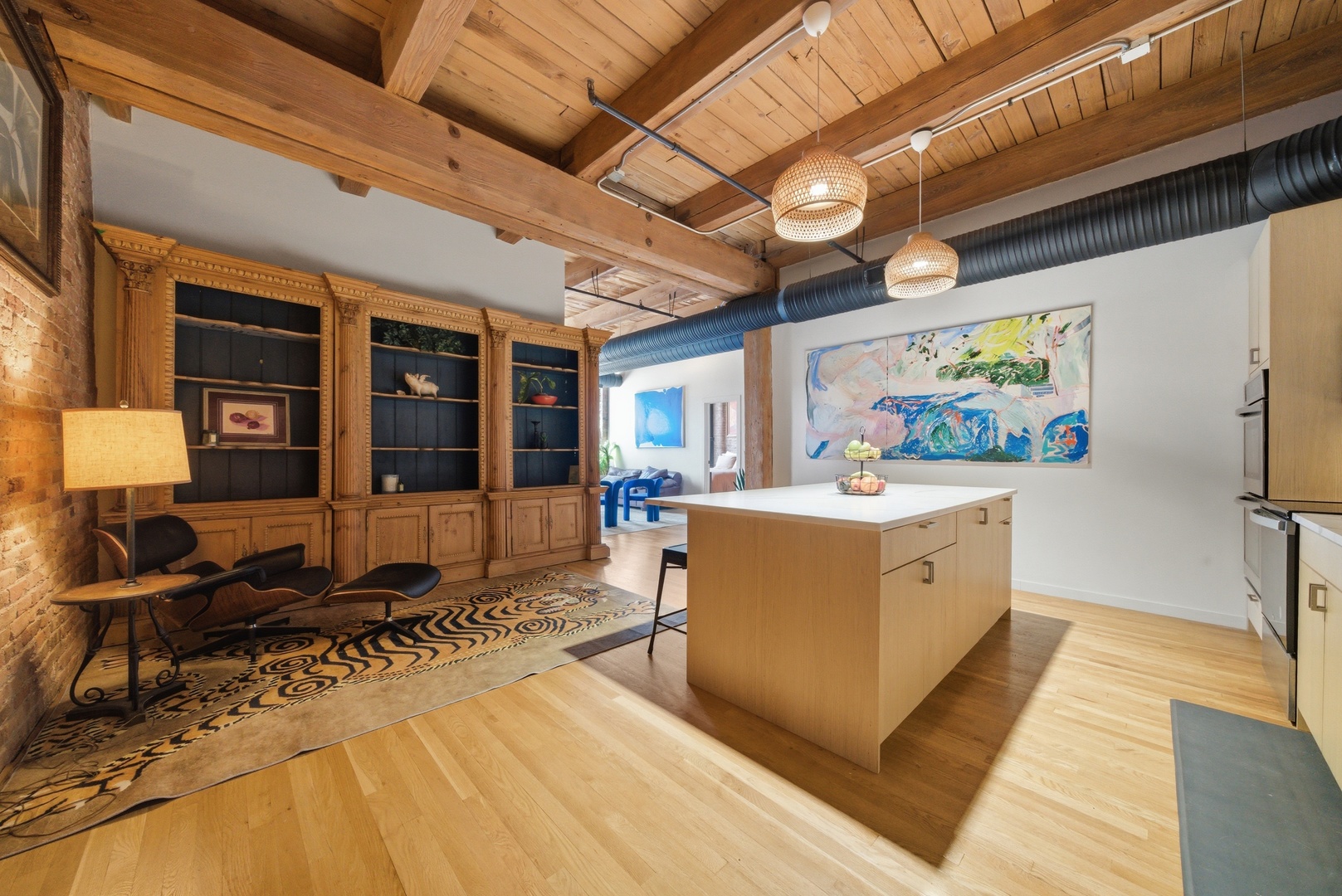400 South Green Street, Unit 310 Chicago, IL 60607 - Photo 23 of 43 a view of a room with wooden floor and furniture