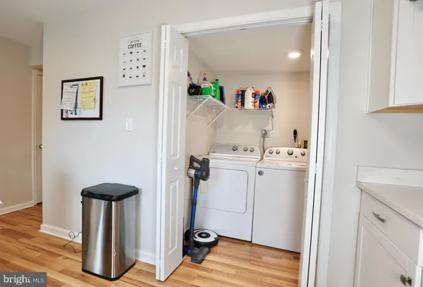 a room with storage and utility