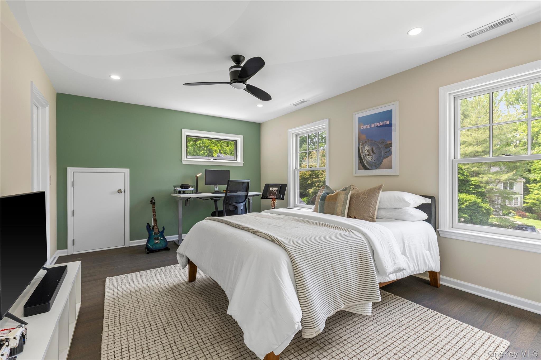19 John Jay Place Rye, NY 10580 - Photo 35 of 45 This bright bedroom faces the cul-de-sac, has access to a Jack & Jill bathroom and to a fully insulated attic storage space.