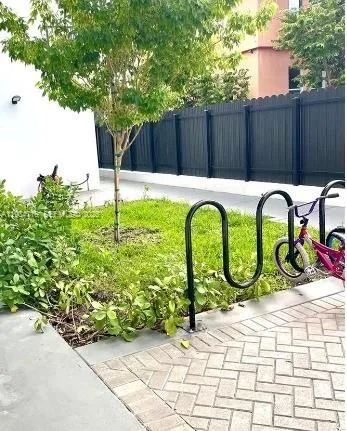 a view of a street with houses