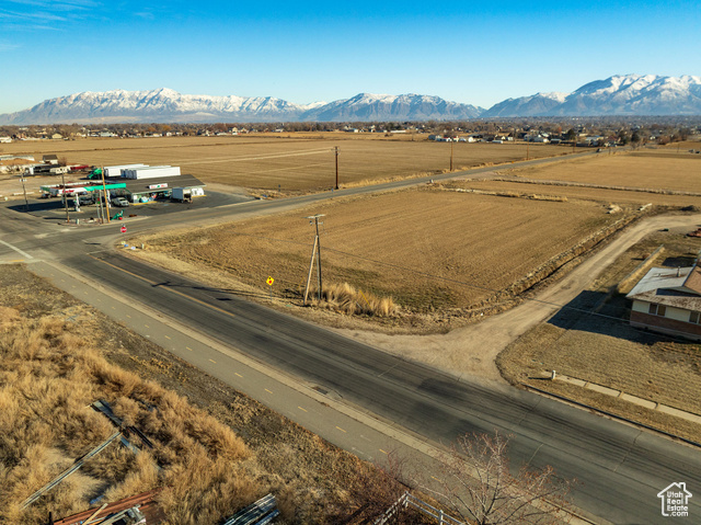 5500 South W Hooper, UT 84315 - Photo 11 of 17 Aerial view with a mountain view and a rural view