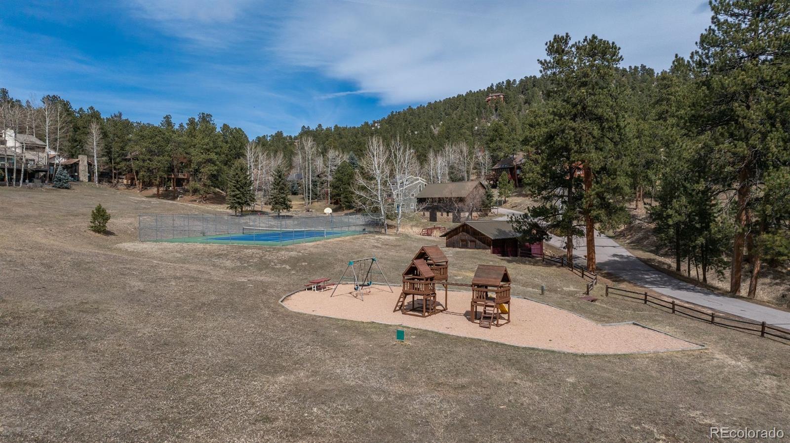 4192 Timbervale Drive Evergreen, CO 80439 - Photo 48 of 50 a view of a basketball court