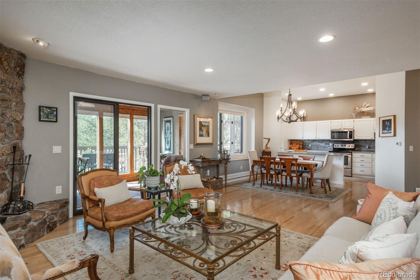 4192 Timbervale Drive Evergreen, CO 80439 - Photo 7 of 50 a living room with furniture and a large window