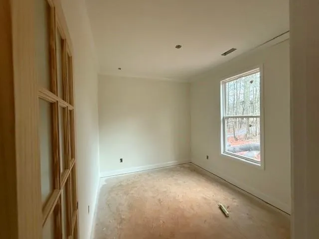 a view of empty room