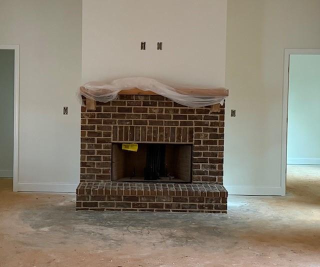 723 Mulberry Rock Road Temple, GA 30179 - Photo 7 of 18 a view of fireplace and wooden floor