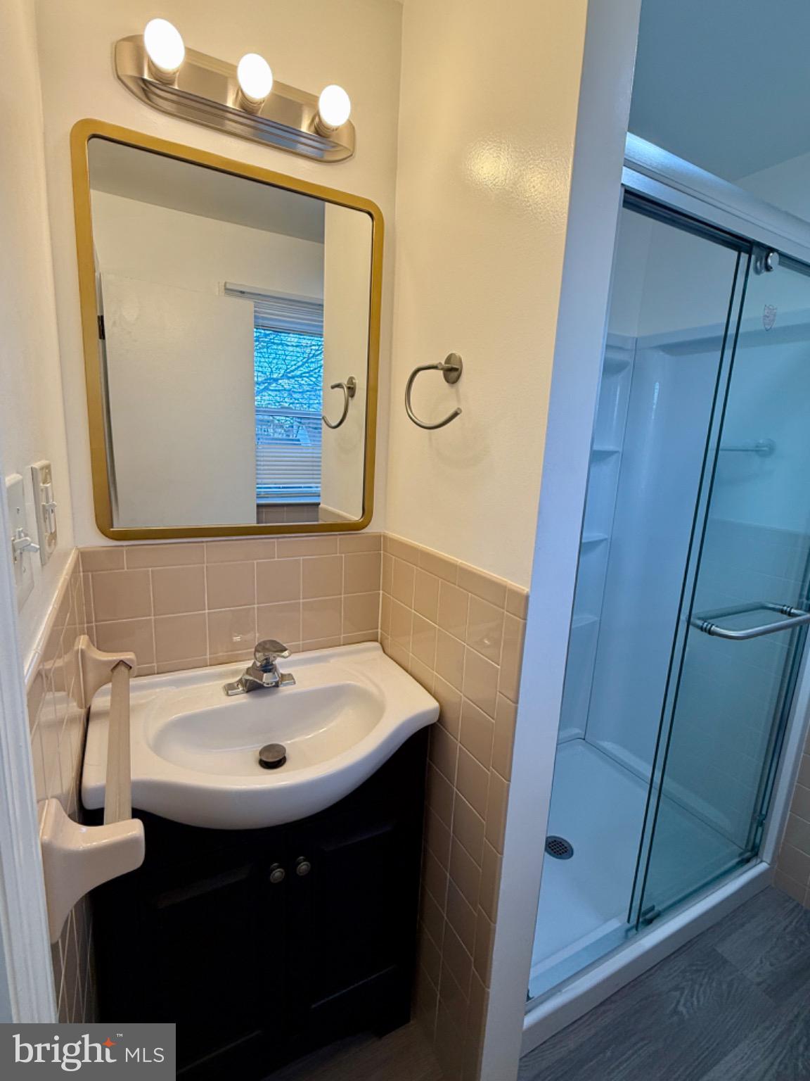 303 Oregon Avenue New Castle, DE 19720 - Photo 36 of 40 a bathroom with a sink and a mirror