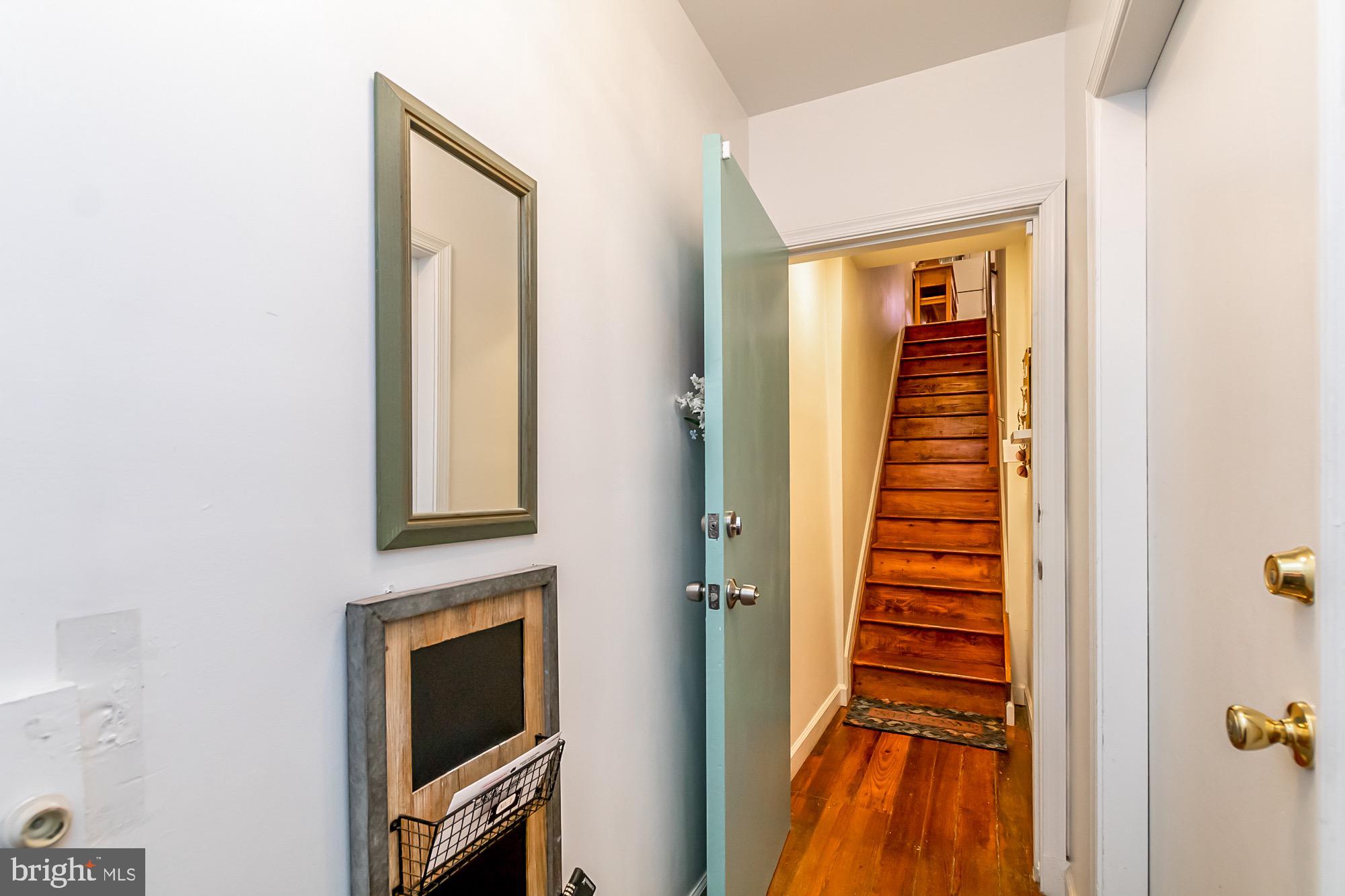 1122 William Street, Unit B Baltimore, MD 21230 - Photo 3 of 31 a view of an entryway with staircase