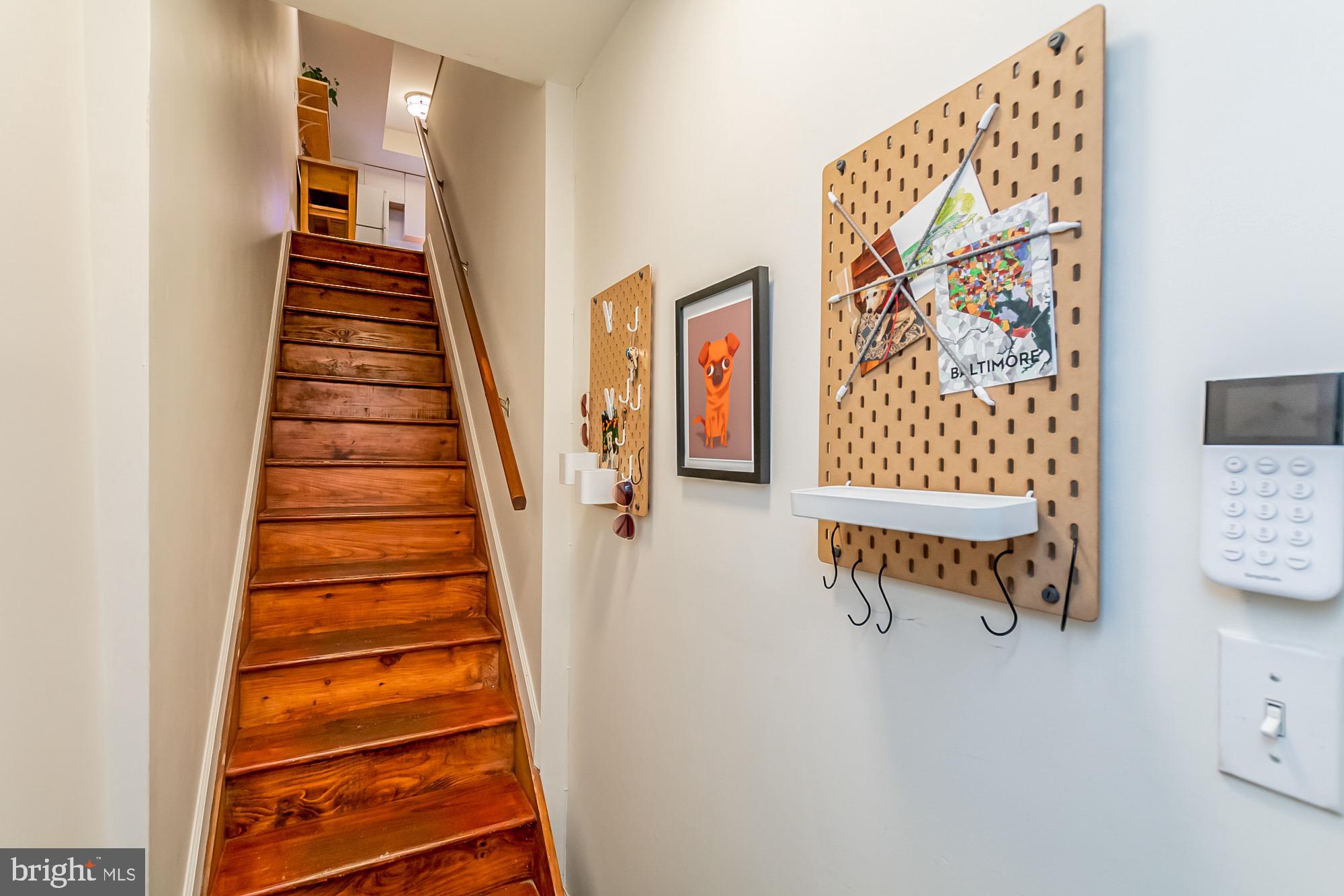 1122 William Street, Unit B Baltimore, MD 21230 - Photo 4 of 31 a view of entryway with stairs