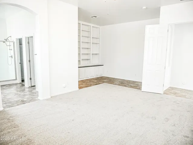 a view of an empty room