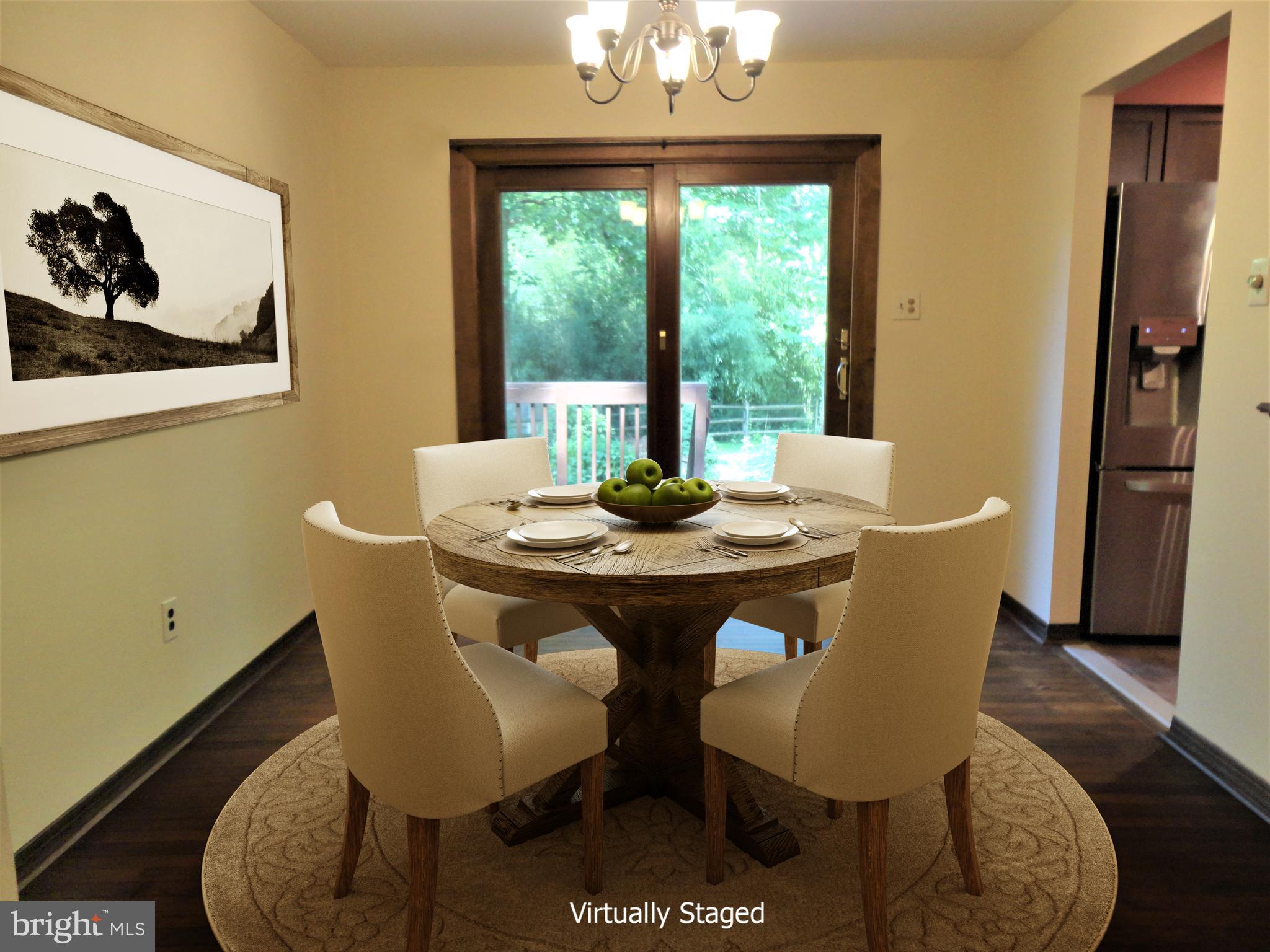 1454 Mission Road Quakertown, PA 18951 - Photo 12 of 47 Dining Room with Sliding Door to Deck