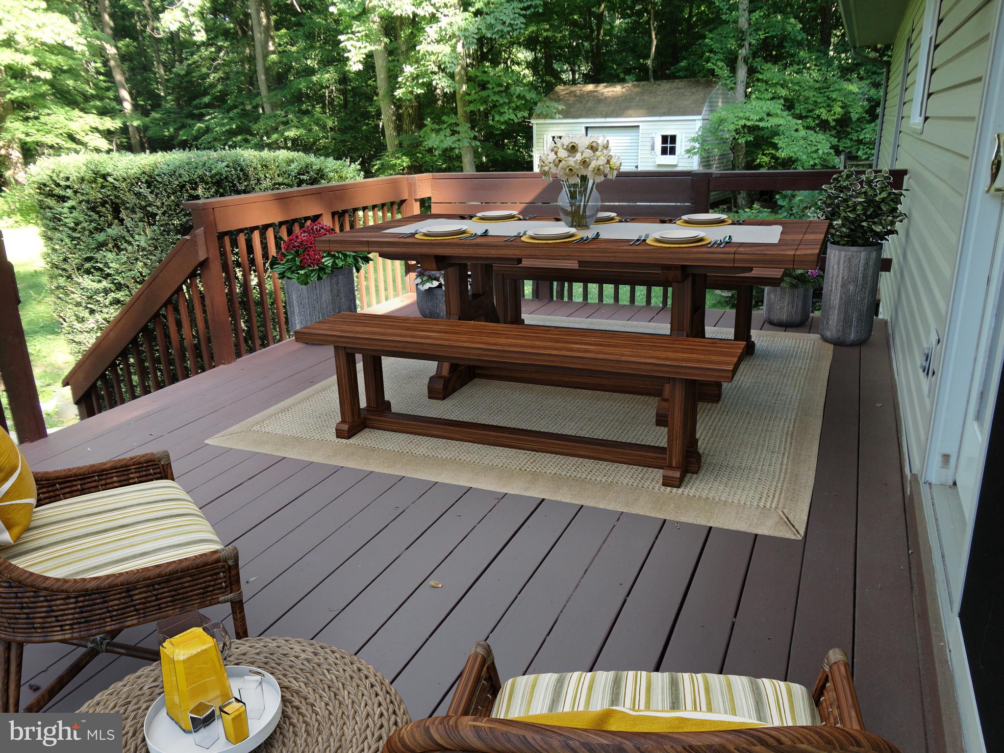 1454 Mission Road Quakertown, PA 18951 - Photo 3 of 47 Fabulous Back Deck for Year Round Entertaining