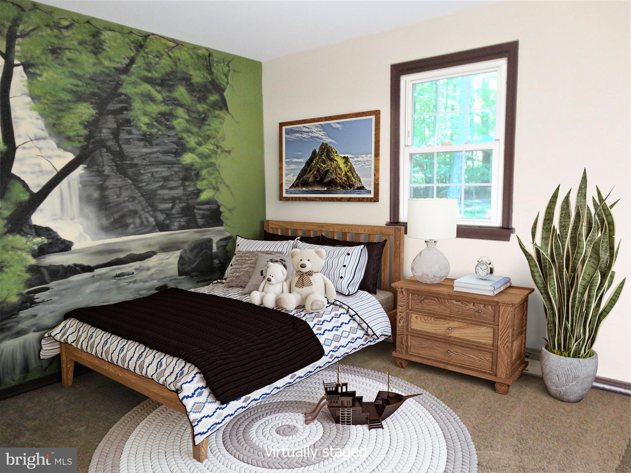 1454 Mission Road Quakertown, PA 18951 - Photo 26 of 47 Third Bedroom with Beautiful Custom Painted View